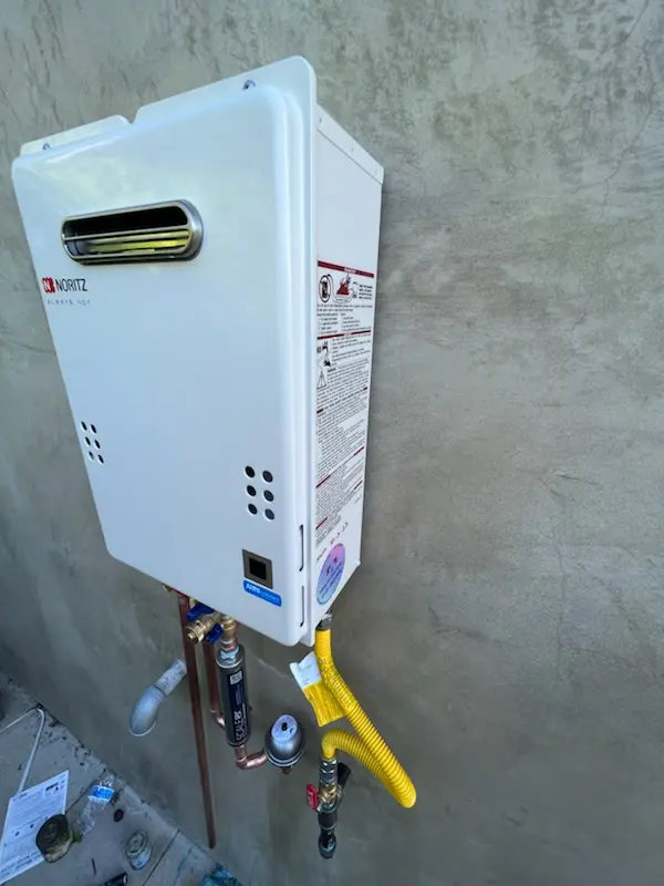 Tankless water heater installation for Kentland homes